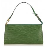 Louis Vuitton Vintage - Epi Pochette Accessoires Bag - Green - Leather and Epi Leather Handbag - Luxury High Quality