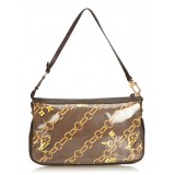 Louis Vuitton Vintage - Charms Pochette Accessories Bag - Brown - Plastic, Vinyl and Leather Handbag - Luxury High Quality