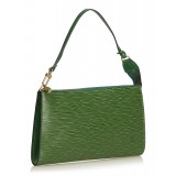 Louis Vuitton Vintage - Epi Pochette Accessoires Bag - Verde - Borsa in Pelle Epi e Pelle - Alta Qualità Luxury