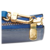 Louis Vuitton Vintage - Epi Pochette Accessoires Bag - Blu - Borsa in Pelle Epi e Pelle - Alta Qualità Luxury