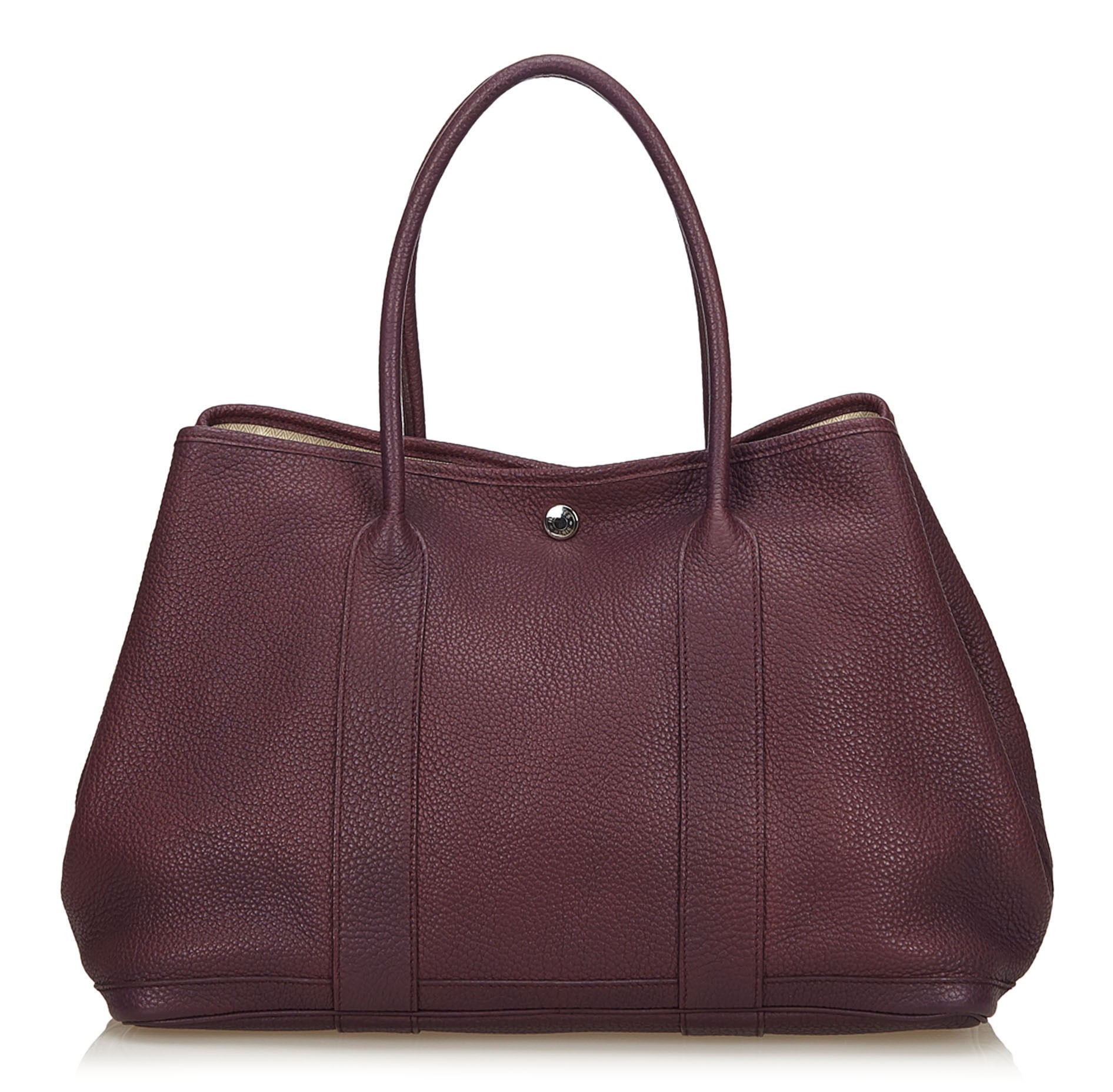 Hermès Vintage - Negonda Garden Party 36 Bag - Purple - Leather
