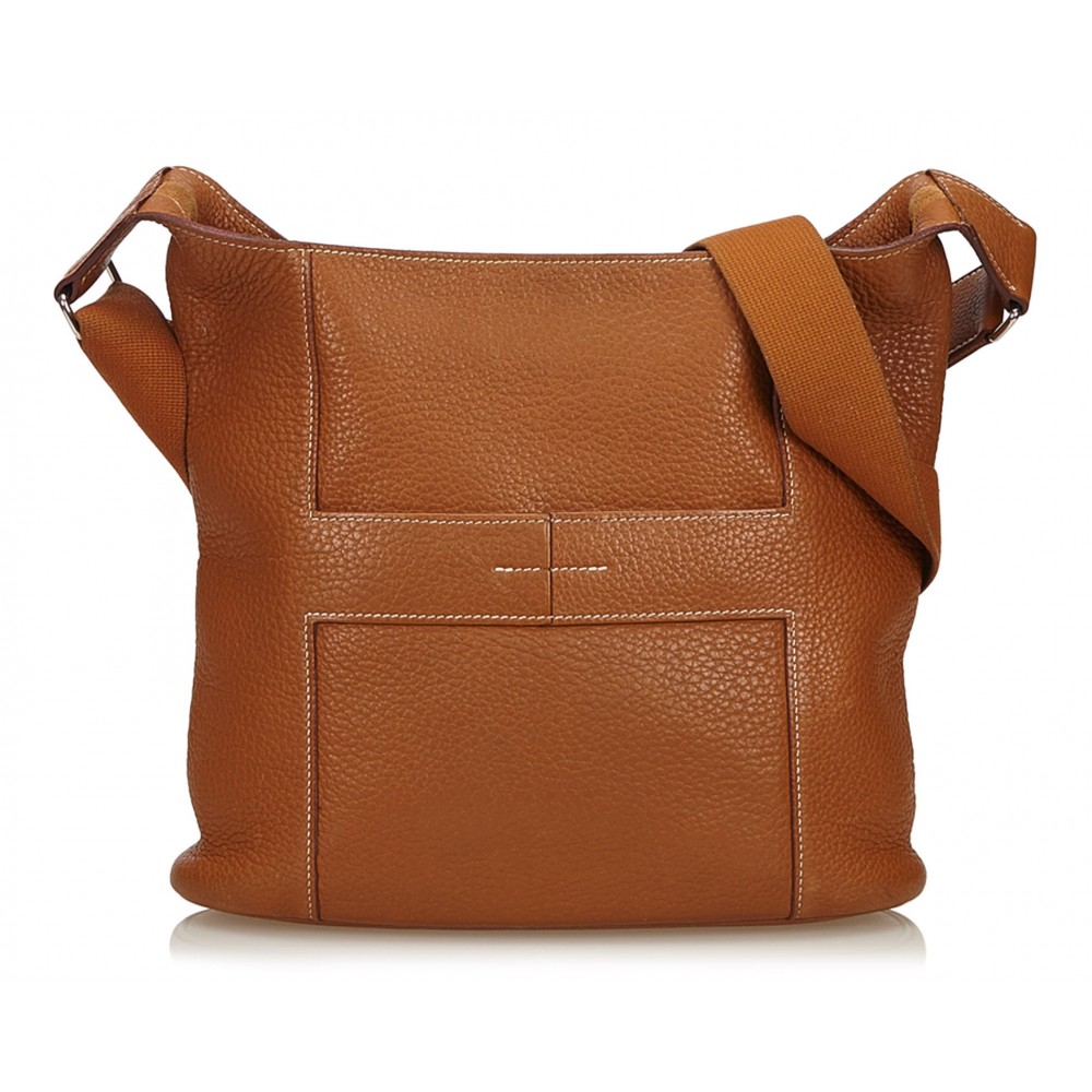 Hermès Vintage - Taurillon Sac Good News PM Bag - Brown - Leather Handbag - Luxury High Quality ...