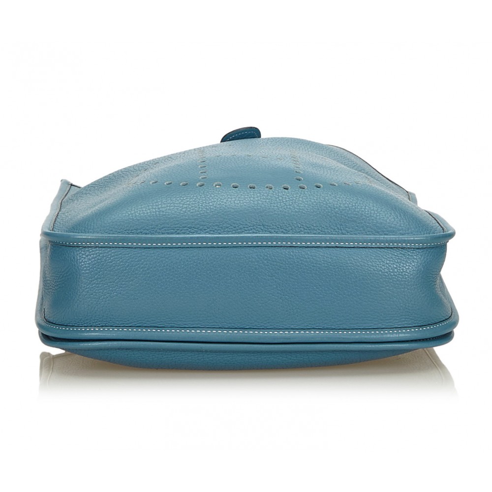 Hermès Vintage - Evelyne II PM Bag - Blue - Leather Handbag - Luxury High  Quality - Avvenice
