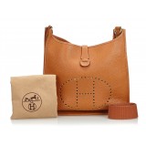 Hermès Vintage - Leather Evelyne I GM Bag - Brown - Leather Handbag - Luxury High Quality