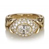 Bulgari Vintage - 18K Diamond Ring - Anello Bvlgari in Oro Giallo 18 Carati con Cuore in Diamanti - Alta Qualità Luxury