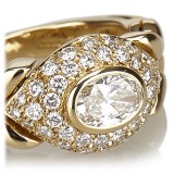 Bulgari Vintage - 18K Diamond Ring - Anello Bvlgari in Oro Giallo 18 Carati con Cuore in Diamanti - Alta Qualità Luxury