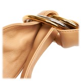 Cartier Vintage - Leather Shoulder Bag - Marrone Beige - Borsa a Tracolla in Pelle - Alta Qualità Luxury