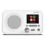 Pure - Elan IR3 - Bianca - Radio Internet Portatile con Spotify Connect - Schermo a Colori - Radio Digitale di Alta Qualità