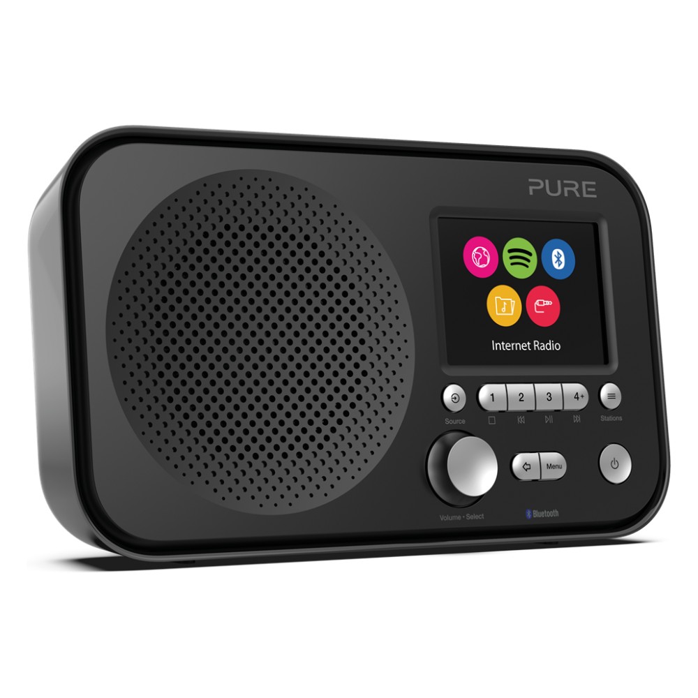 Pure Elan IR5 Black Portable Radio with