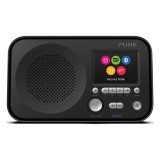 Pure - Elan IR5 - Nero - Radio Internet Portatile con Bluetooth e Spotify Connect - Schermo a Colori - Digitale di Alta Qualità