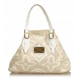 Louis Vuitton Vintage - Tahitienne Cabas PM Bag - Brown Beige - Canvas and Leather Handbag - Luxury High Quality