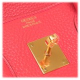 Hermès Vintage - Clemence Birkin 35 Bag - Rosa - Borsa in Pelle e Vitello - Alta Qualità Luxury