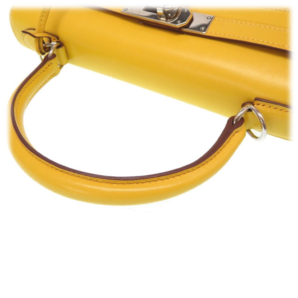 Hermès Vintage - Tadelakt Kelly 28 Bag - Yellow - Leather and Calf Handbag  - Luxury High Quality - Avvenice