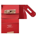 Hermès Vintage - Epsom Birkin 35 Bag - Rossa - Borsa in Pelle e Vitello - Alta Qualità Luxury