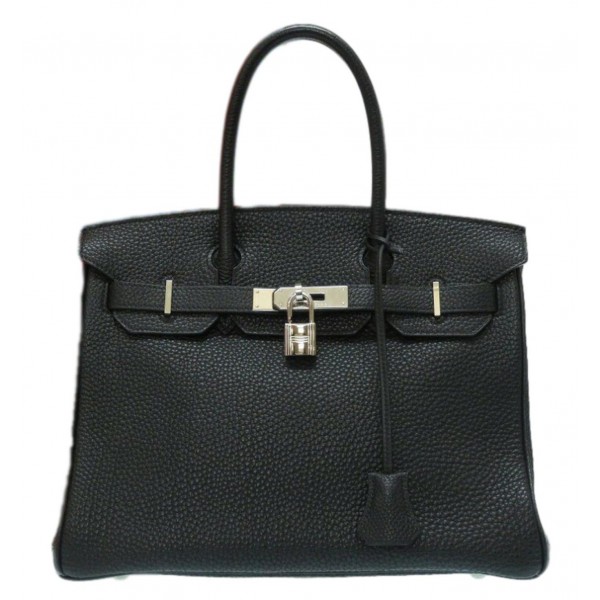fiction curb axis Hermès Vintage - Togo Birkin 30 Bag - Black - Leather and Calf Handbag -  Luxury High Quality - Avvenice
