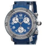 Hermès Vintage - Clipper Diver Watch - Blu Argento - Orologio in Acciaio Inossidabile - Alta Qualità Luxury