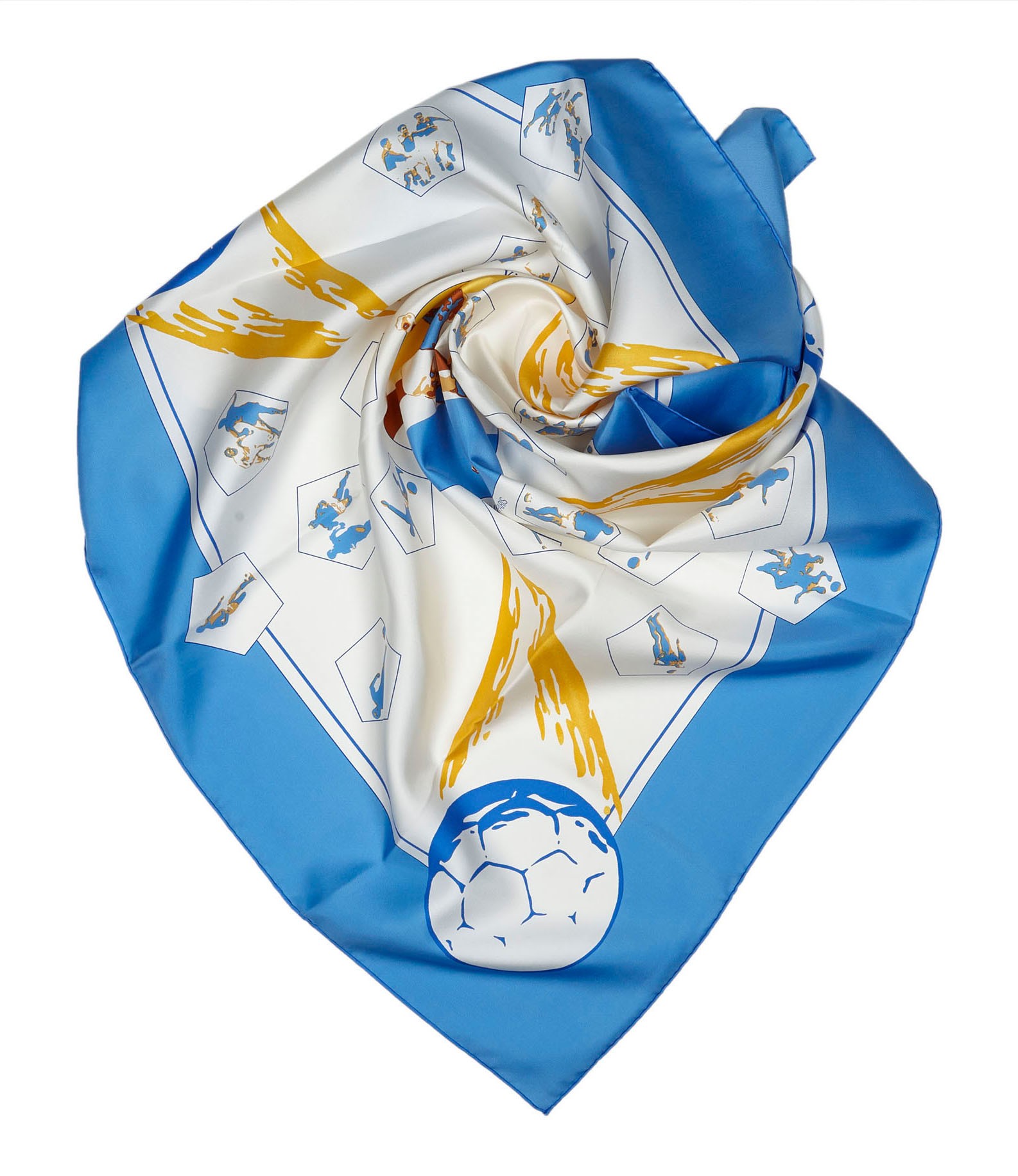 Hermès Vintage - Le Tambours Silk Scarf - Blue Navy Multi - Silk Foulard -  Luxury High Quality - Avvenice