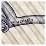 Hermès Vintage - Chevaux De Moghols Silk Scarf - White Ivory Multi - Silk Foulard - Luxury High Quality