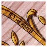 Hermès Vintage - La Promenade De Longchamps Silk Scarf - Pink Multi - Silk Foulard - Luxury High Quality