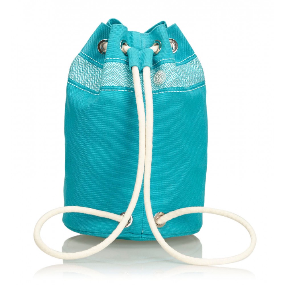 Hermès Vintage - Sac Marine GM Bag - Blue Light Blue - Canvas Handbag - Luxury High Quality ...