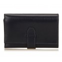 Hermès Vintage - Calf Leather Trifold Long Wallet - Blue Navy - Leather Wallet - Luxury High Quality