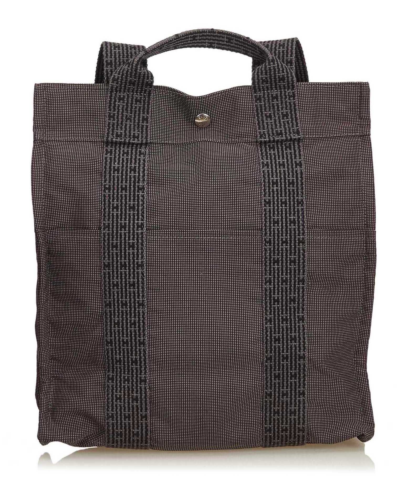 Hermès Vintage - Herline Canvas Backpack PM - Grey Dark Grey - Canvas  Backpack - Luxury High Quality - Avvenice