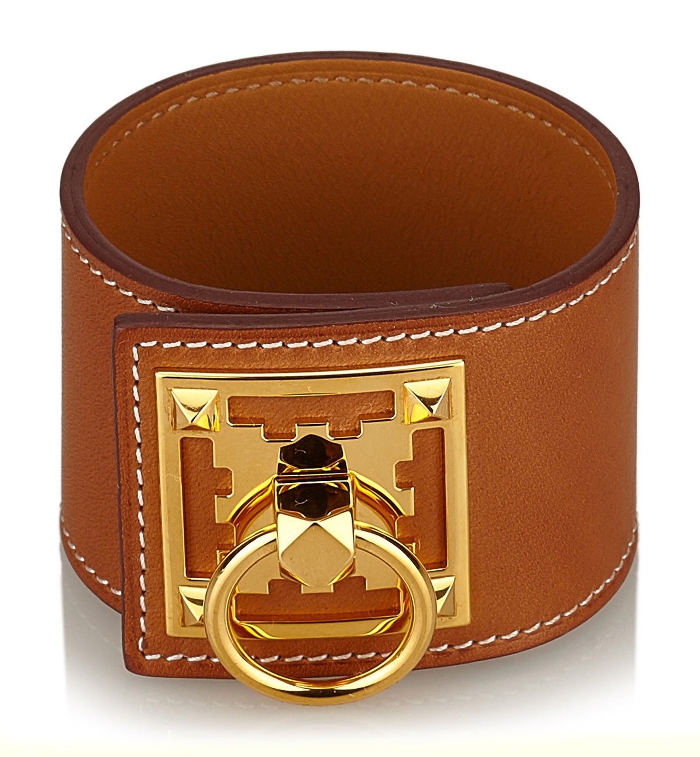 Hermes Etain Swift Leather Hapi 3 Bracelet Hermes | TLC