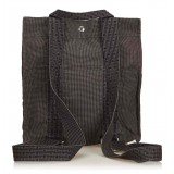 Hermès Vintage - Herline Canvas Backpack PM - Grigio Scuro - Zaino in Tessuto - Alta Qualità Luxury
