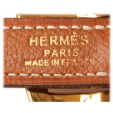 Hermès Vintage - Leather Belt - Rosso Giallo - Cintura in Pelle - Alta Qualità Luxury