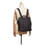 Hermès Vintage - Herline Canvas Backpack PM - Grey Dark Grey - Canvas Backpack - Luxury High Quality