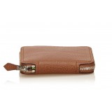 Hermès Vintage - Silky Pop Tote Bag - Brown Multi - Leather Canvas Silk Handbag - Luxury High Quality