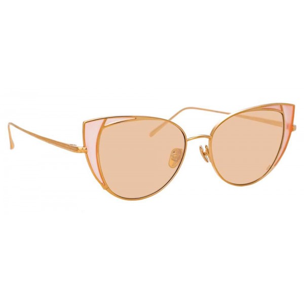 Linda Farrow - 855 C8 Cat Eye Sunglasses - Rose Gold - Linda Farrow Eyewear
