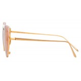 Linda Farrow - 855 C8 Cat Eye Sunglasses - Rose Gold - Linda Farrow Eyewear