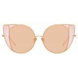 Linda Farrow - 854 C8 Cat Eye Sunglasses - Rose Gold - Linda Farrow Eyewear