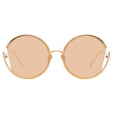 Linda Farrow - 851 C6 Round Sunglasses - Rose Gold - Linda Farrow Eyewear