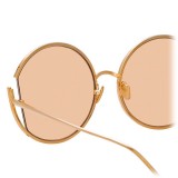 Linda Farrow - 851 C6 Round Sunglasses - Rose Gold - Linda Farrow Eyewear