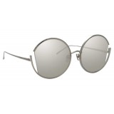 Linda Farrow - 851 C2 Round Sunglasses - Yellow Gold - Linda Farrow Eyewear