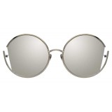 Linda Farrow - 851 C2 Round Sunglasses - Yellow Gold - Linda Farrow Eyewear