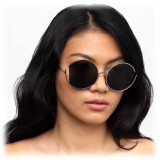 Linda Farrow - 851 C5 Round Sunglasses - White Gold - Linda Farrow Eyewear