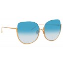 Linda Farrow - Occhiali da Sole Oversized 847 C5 - Oro Rosa - Linda Farrow Eyewear