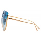 Linda Farrow - 847 C5 Oversized Sunglasses - Rose Gold - Linda Farrow Eyewear