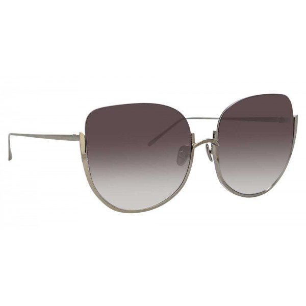 Linda Farrow - 847 C7 Oversized Sunglasses - Light Gold - Linda Farrow Eyewear