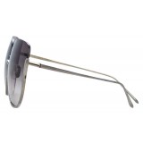 Linda Farrow - 847 C7 Oversized Sunglasses - Light Gold - Linda Farrow Eyewear