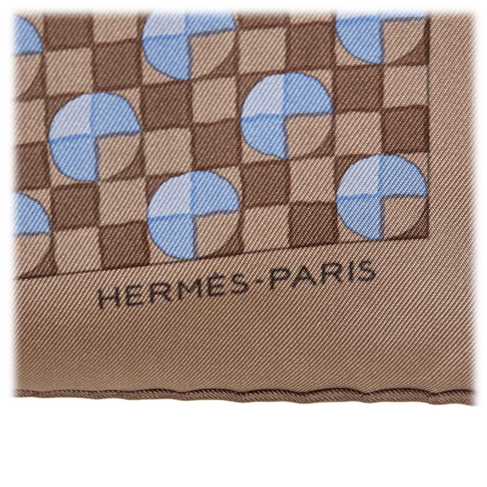 Hermès Vintage - Le Tambours Silk Scarf - Blue Navy Multi - Silk Foulard -  Luxury High Quality - Avvenice