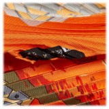 Hermès Vintage - Le Fleuve Sacre Silk Scarf - Orange Multi - Silk Foulard - Luxury High Quality