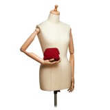 Hermès Vintage - Bolide Trousse De Voyage - Rosso - Pouch in Tessuto e Lana - Alta Qualità Luxury