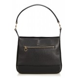 Versace Vintage - Leather Shoulder Bag - Nera - Borsa in Pelle - Alta Qualità Luxury