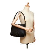 Versace Vintage - Leather Shoulder Bag - Nera - Borsa in Pelle - Alta Qualità Luxury