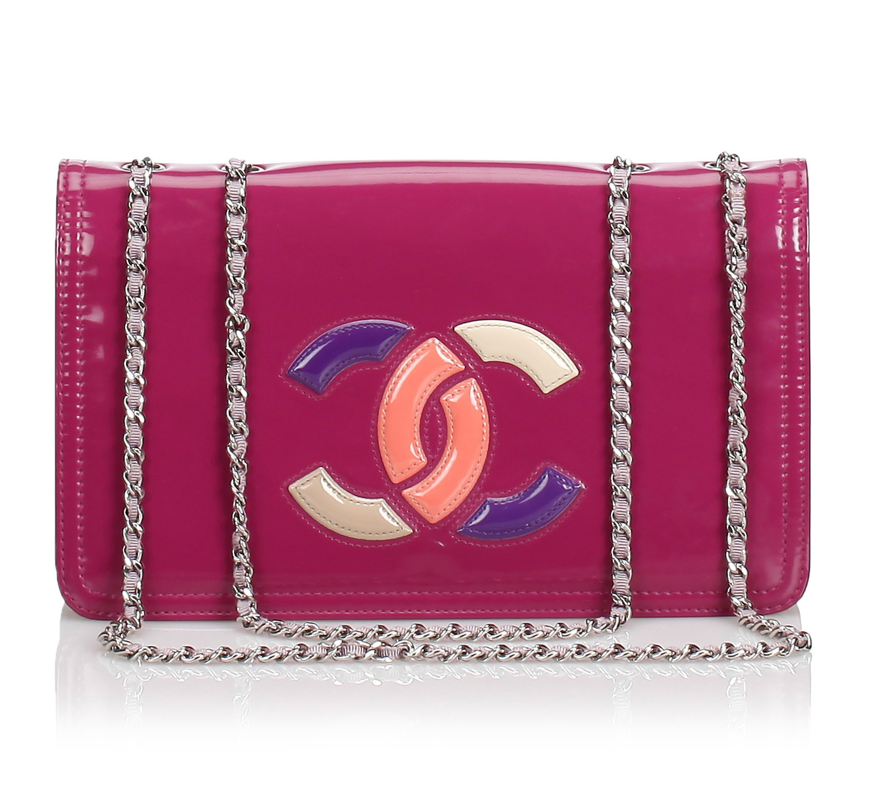 Chanel Vintage - Patent Lipstick Flap Bag - Pink - Patent Leather Handbag - Luxury  High Quality - Avvenice
