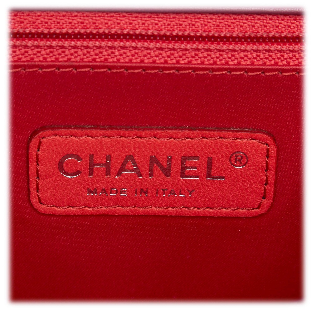 Chanel Vintage - Patent Lipstick Flap Bag - Pink - Patent Leather ...